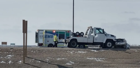 accident in front of Cereal, ab